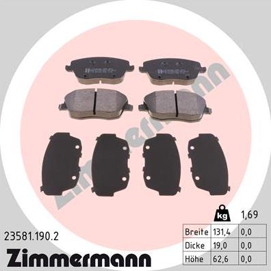 Zimmermann 23581.190.2 - Jarrupala, levyjarru inparts.fi