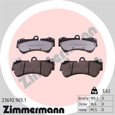 Zimmermann 23692.965.1 - Jarrupala, levyjarru inparts.fi