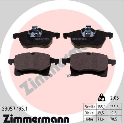 Zimmermann 23057.195.1 - Jarrupala, levyjarru inparts.fi