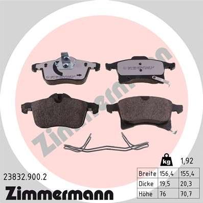 Zimmermann 23832.900.2 - Jarrupala, levyjarru inparts.fi