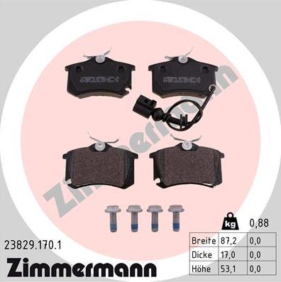 Zimmermann 23829.170.1 - Jarrupala, levyjarru inparts.fi