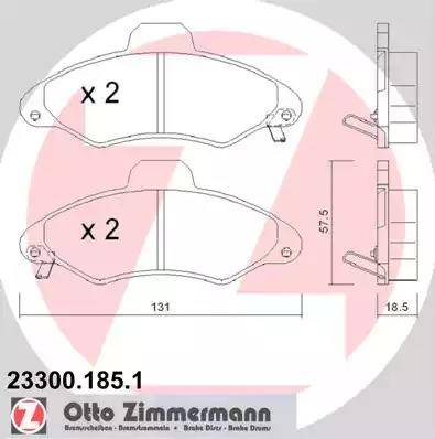 Zimmermann 23300.185.1 - Jarrupala, levyjarru inparts.fi