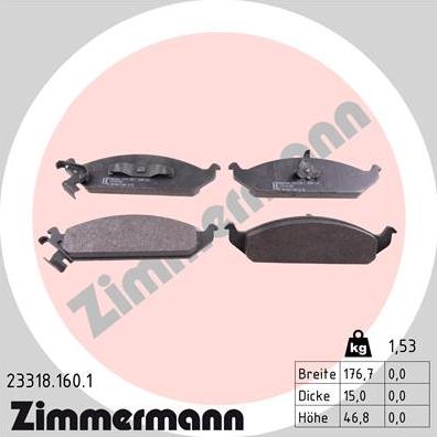 Zimmermann 23318.160.1 - Jarrupala, levyjarru inparts.fi