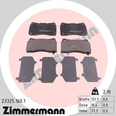 Zimmermann 23325.160.1 - Jarrupala, levyjarru inparts.fi