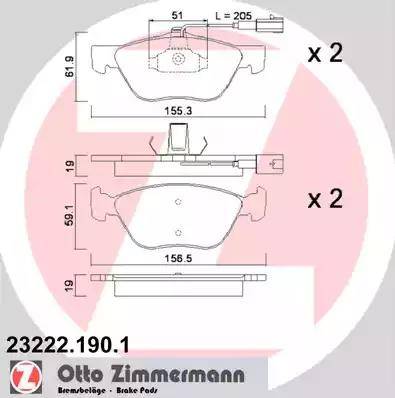 Zimmermann 23222.190.1 - Jarrupala, levyjarru inparts.fi