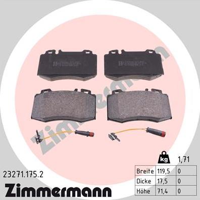 Zimmermann 23271.175.2 - Jarrupala, levyjarru inparts.fi