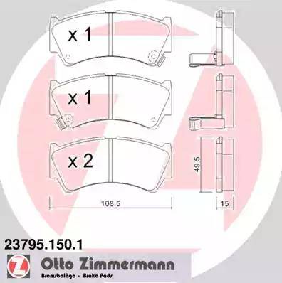 Zimmermann 23795.150.1 - Jarrupala, levyjarru inparts.fi