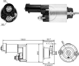 ZM ZM 9-705 - Magneettikytkin, käynnistin inparts.fi