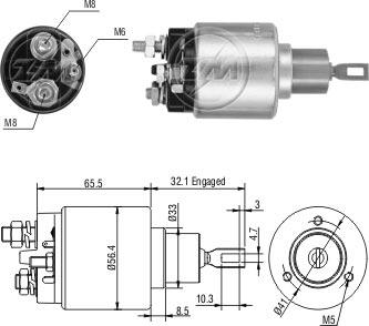 ZM ZM-973 - Magneettikytkin, käynnistin inparts.fi