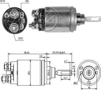 ZM ZM541 - Magneettikytkin, käynnistin inparts.fi