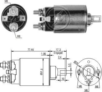 ZM ZM690 - Magneettikytkin, käynnistin inparts.fi