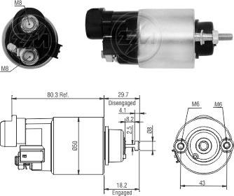 ZM ZM 6-708 - Magneettikytkin, käynnistin inparts.fi