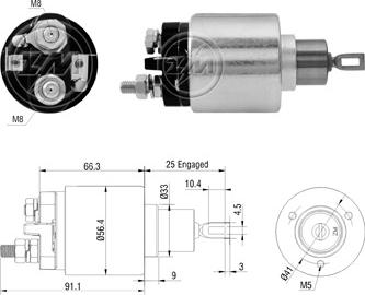 ZM ZM-6773 - Magneettikytkin, käynnistin inparts.fi