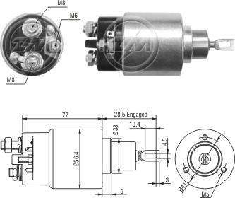 ZM ZM 1-973 - Magneettikytkin, käynnistin inparts.fi