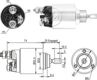 ZM ZM1381 - Magneettikytkin, käynnistin inparts.fi