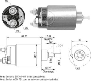 ZM ZM-1761 - Magneettikytkin, käynnistin inparts.fi