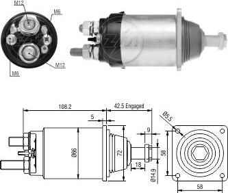 ZM ZM-836 - Magneettikytkin, käynnistin inparts.fi