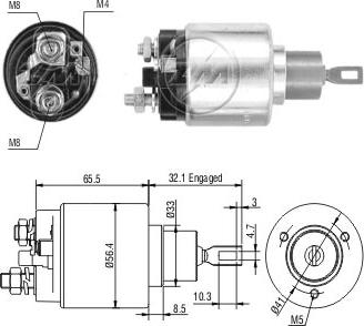 ZM ZM875 - Magneettikytkin, käynnistin inparts.fi