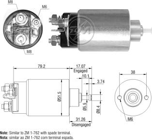 ZM ZM 8-762 - Magneettikytkin, käynnistin inparts.fi