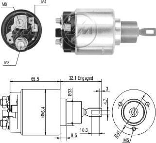 ZM ZM871 - Magneettikytkin, käynnistin inparts.fi