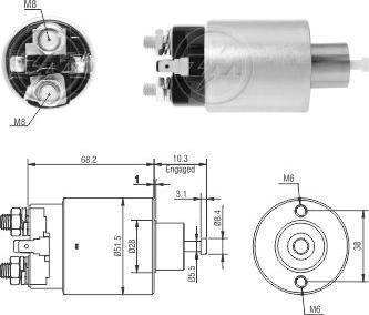 ZM ZM3995 - Magneettikytkin, käynnistin inparts.fi