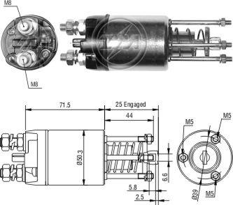 ZM ZM-3651 - Magneettikytkin, käynnistin inparts.fi