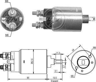 ZM ZM-2981 - Magneettikytkin, käynnistin inparts.fi