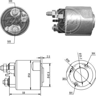 ZM ZM2495 - Magneettikytkin, käynnistin inparts.fi