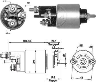 ZM ZM2708 - Magneettikytkin, käynnistin inparts.fi