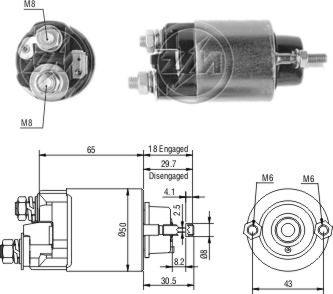 ZM ZM-705 - Magneettikytkin, käynnistin inparts.fi