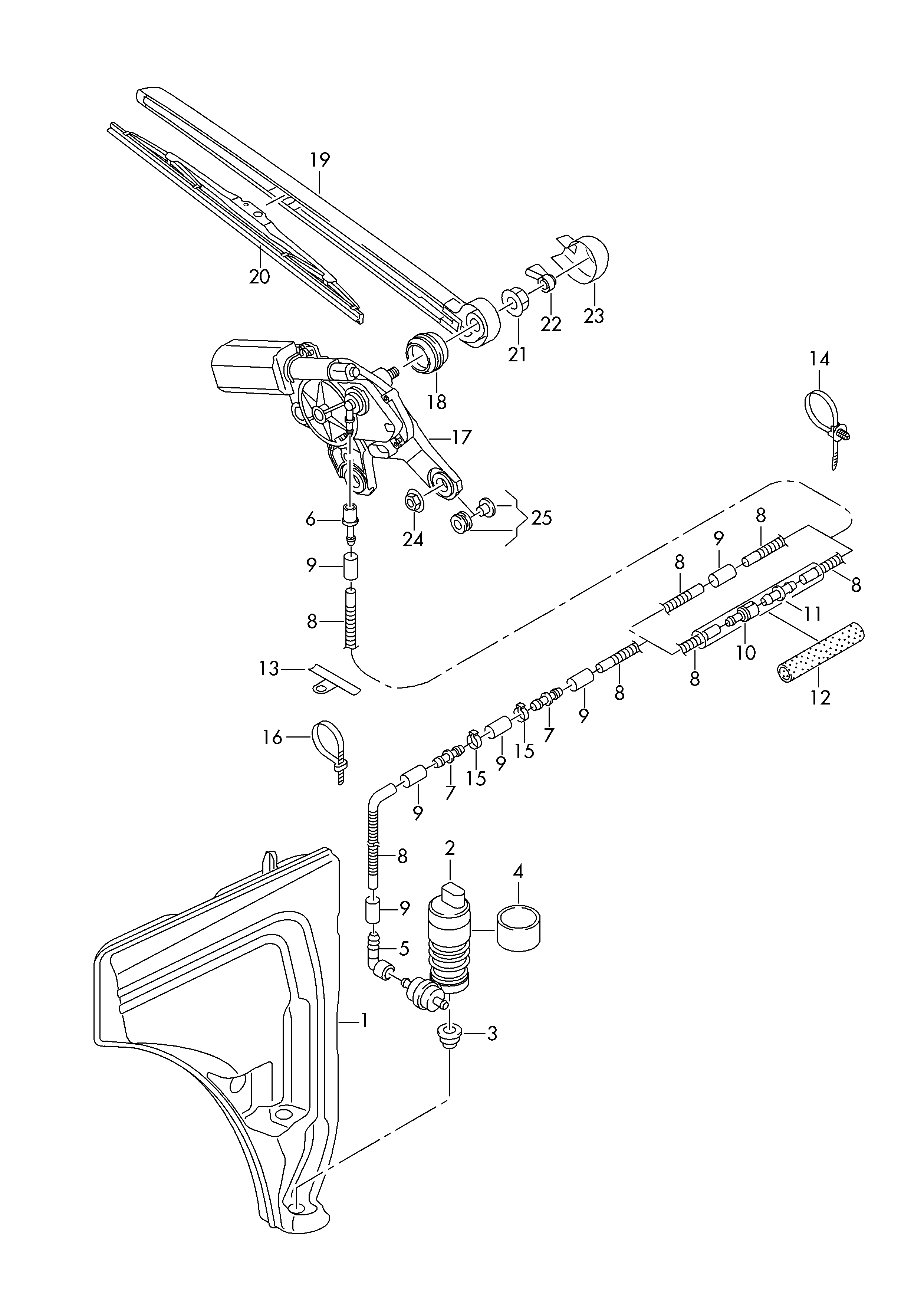 VAG 4M0955425A - Pyyhkijänsulka inparts.fi