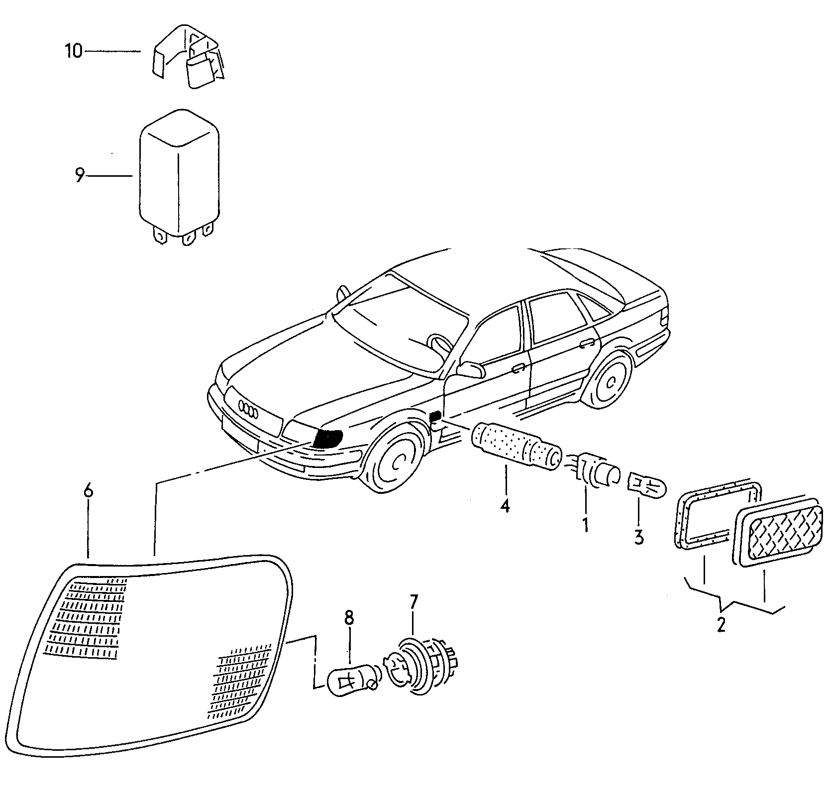 Skoda 1H0 953 227 - Vilkkurele inparts.fi