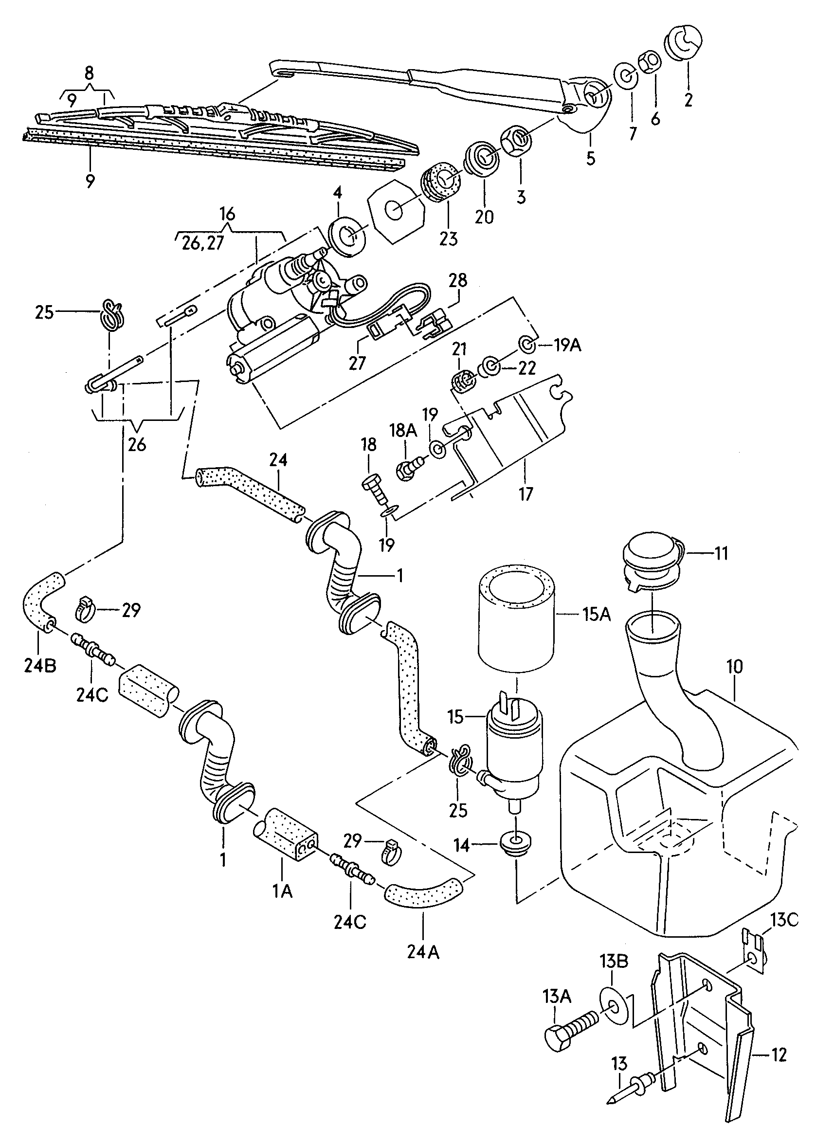 Seat 431 955 651 - Ajovalojenpesu-pumppu inparts.fi