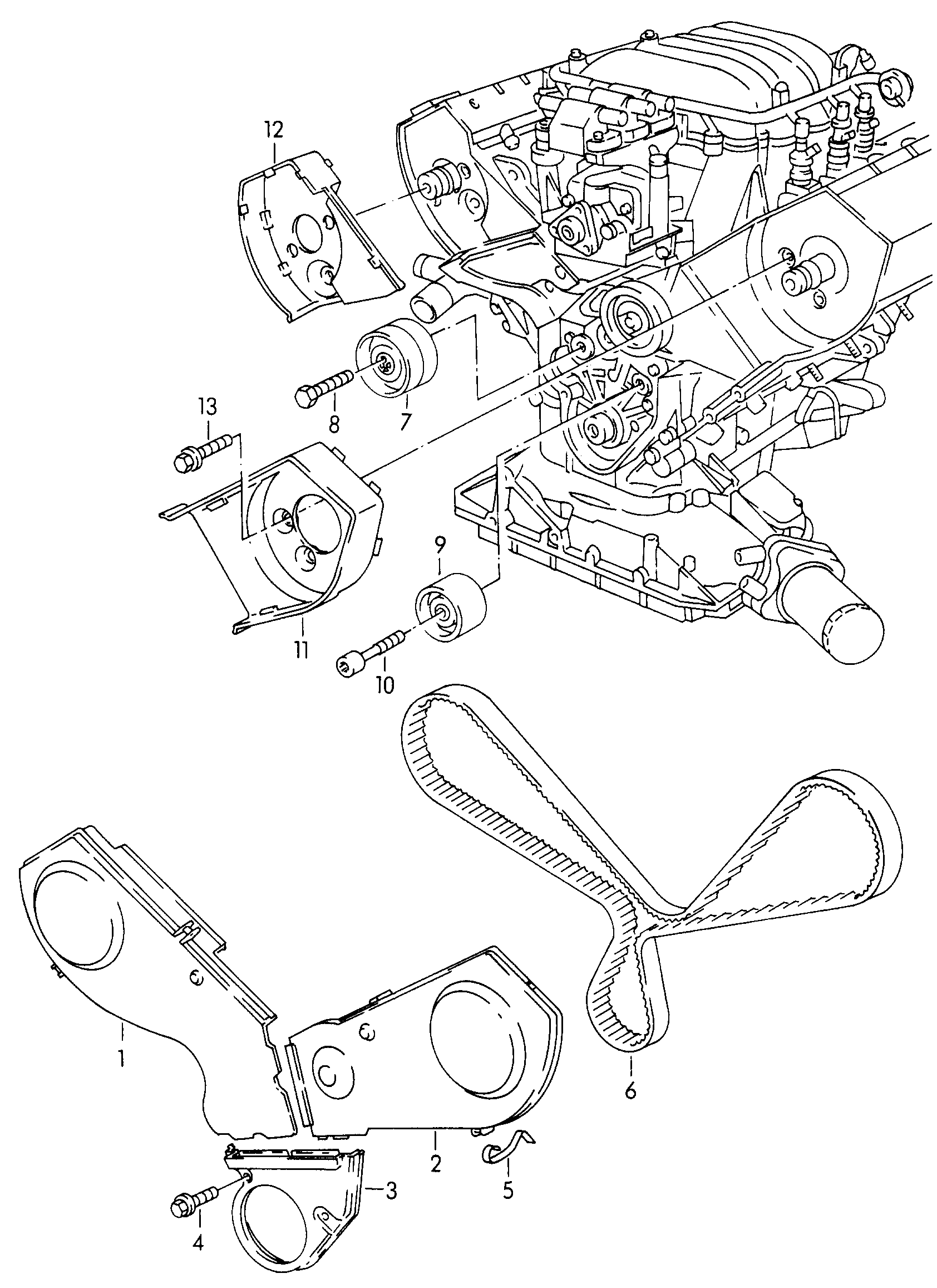 VAG 078 109 244F - Ohjainrulla, hammashihna inparts.fi