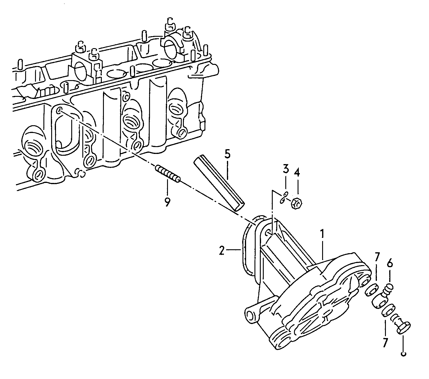 VW 054 145 100 - Alipainepumppu, jarrujärjestelmä inparts.fi