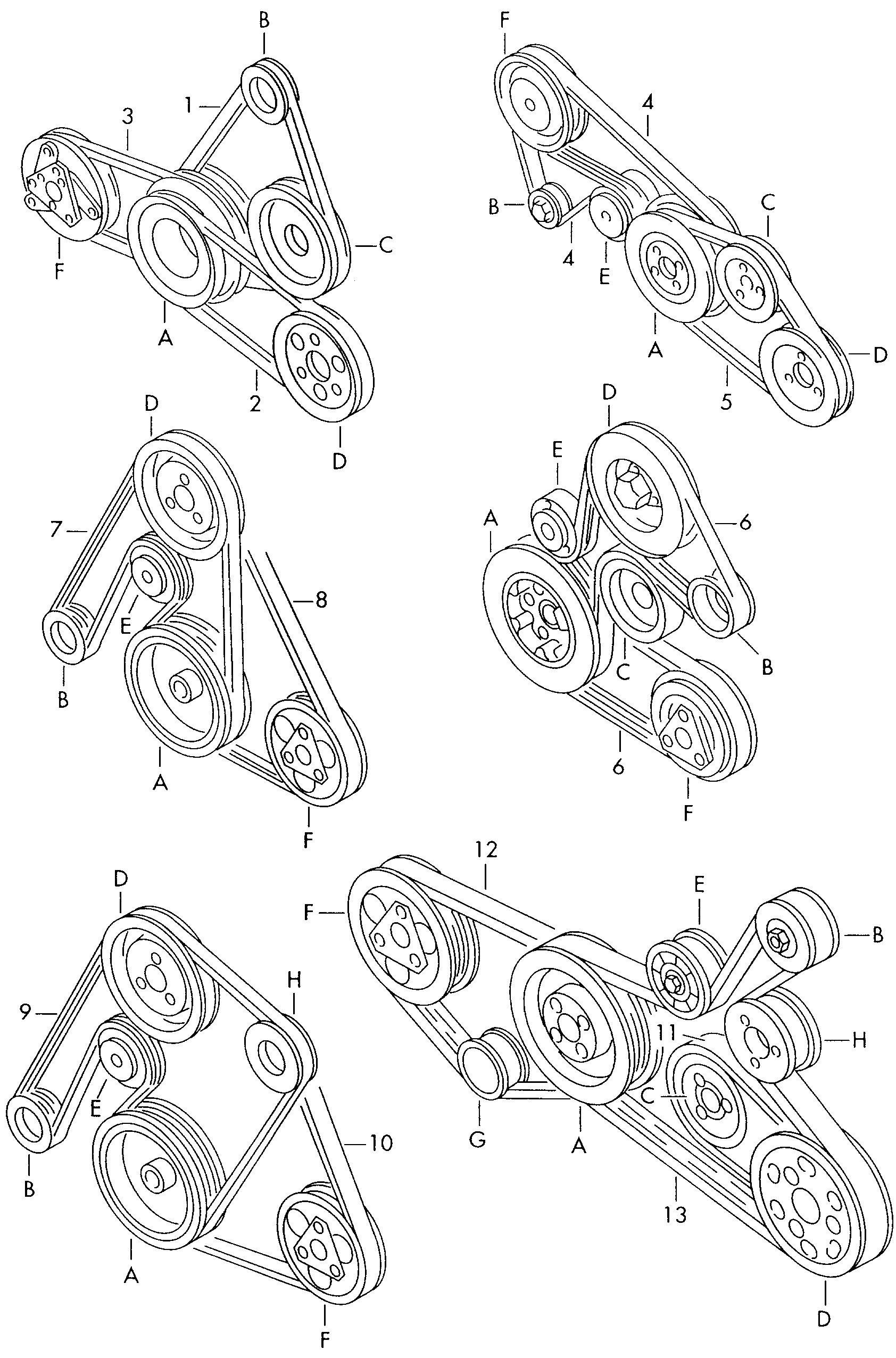 KIA 034903137B - Moniurahihna inparts.fi