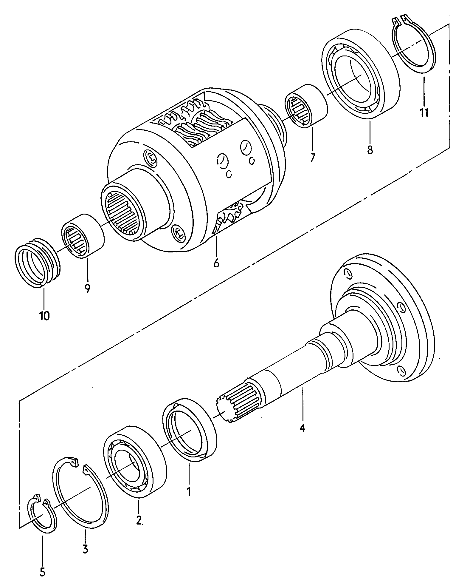 VW 01A409400B - Akselitiiviste, tasauspyörästö inparts.fi