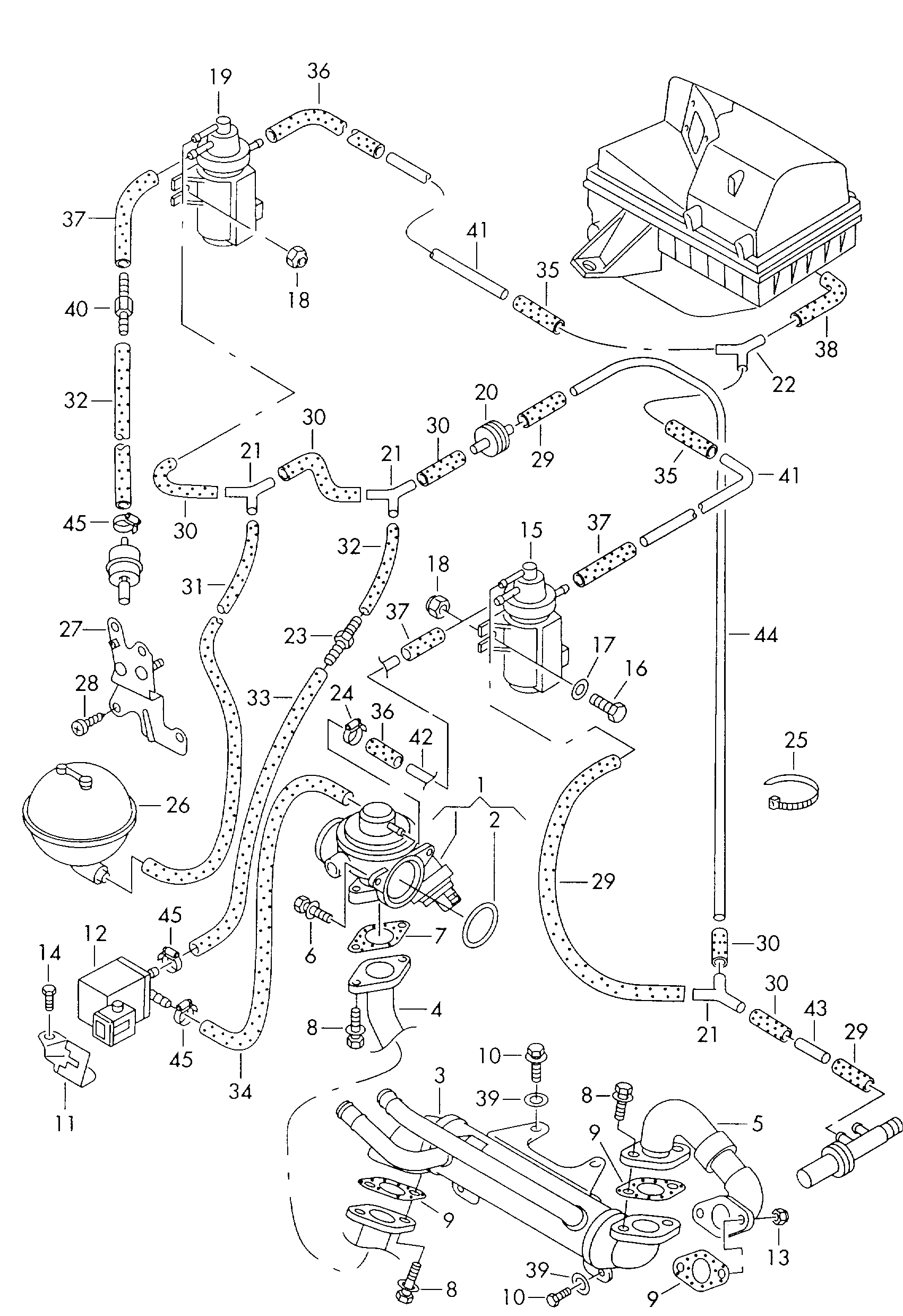 Seat 038131501G - Venttiili, pakokaasun kierrätys inparts.fi