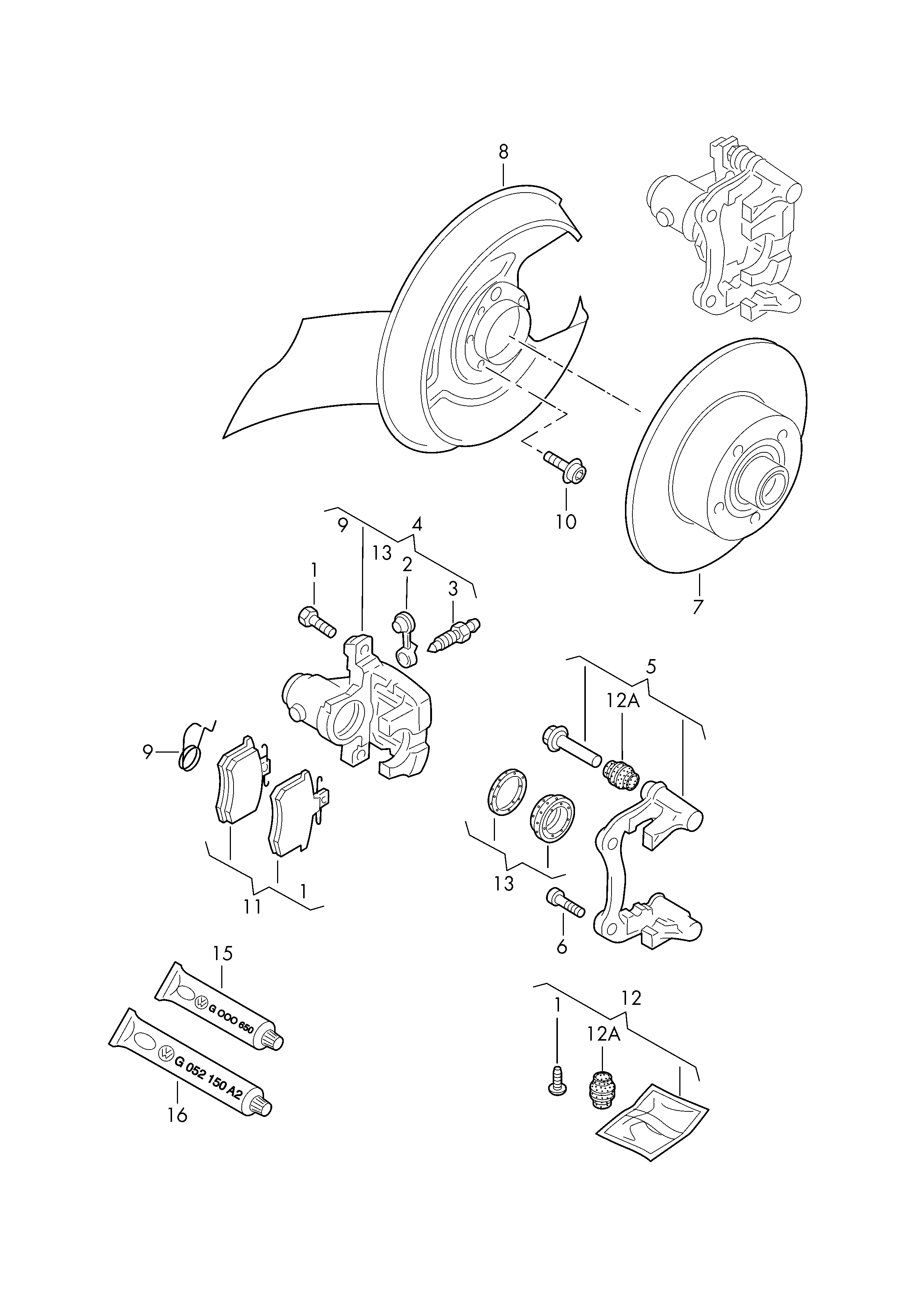 Seat 8E0 698 451 K - Jarrupala, levyjarru inparts.fi