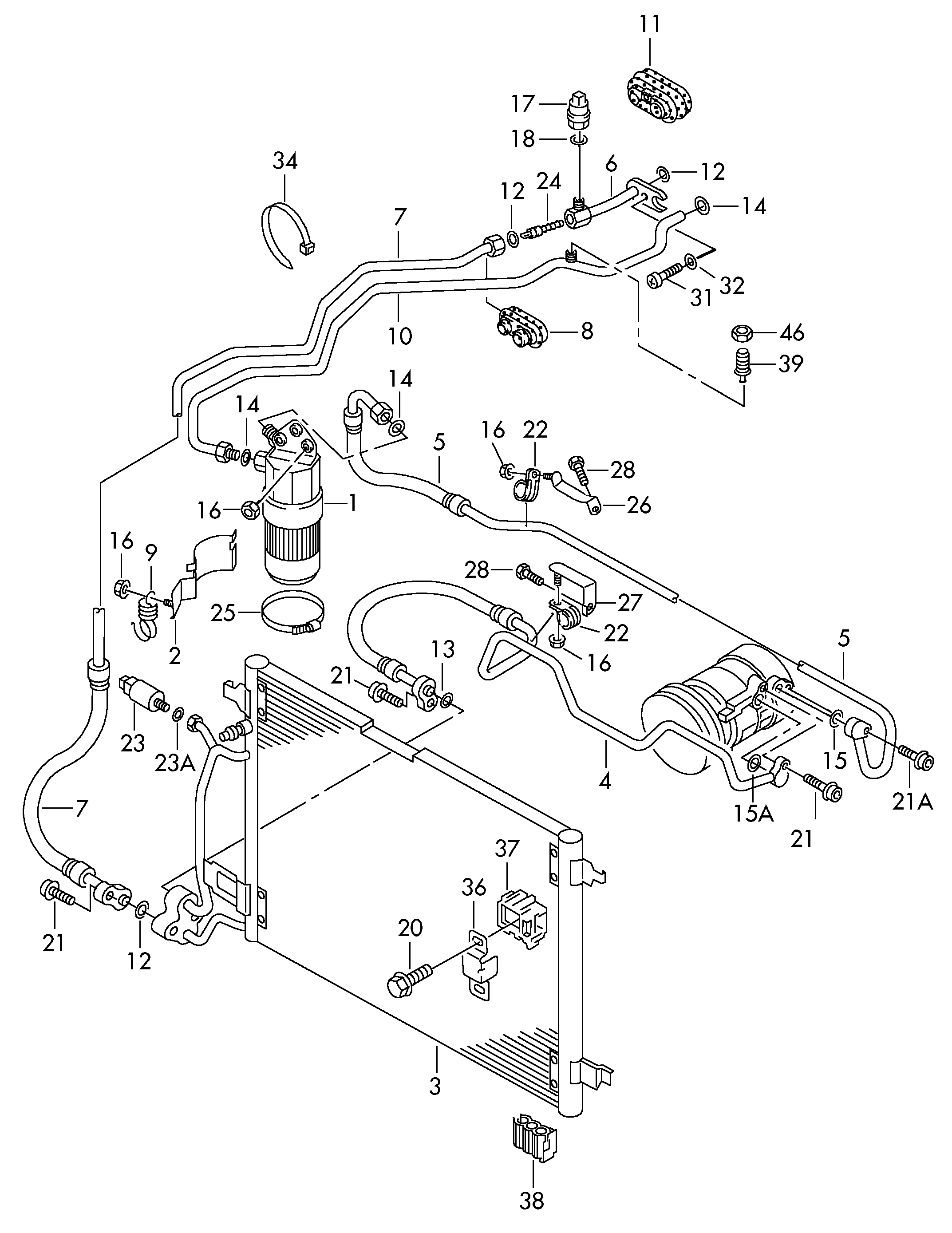 VAG 8D0 260 403 G - Lauhdutin, ilmastointilaite inparts.fi