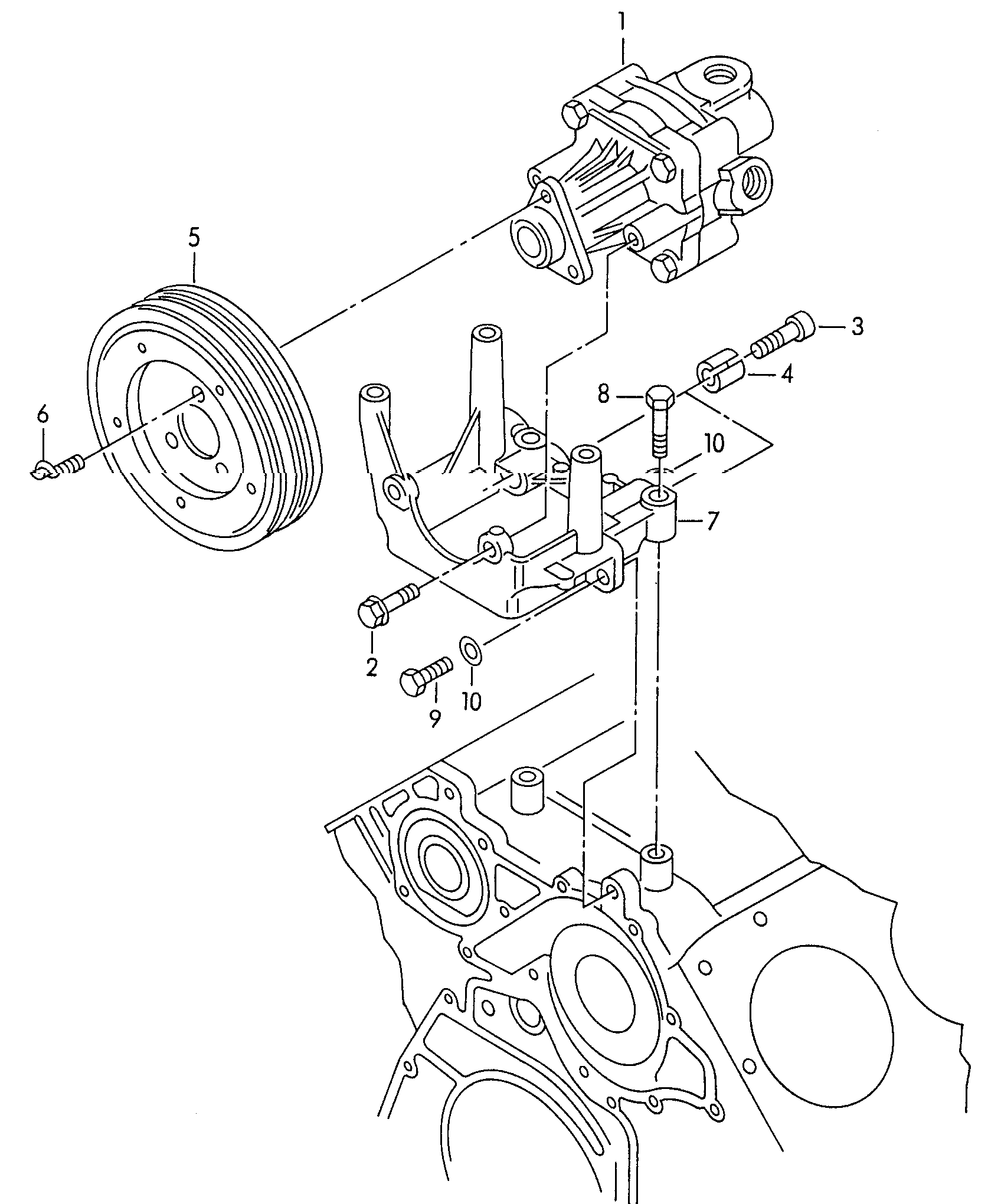 VW 8D0145156F - Hydrauliikkapumppu, ohjaus inparts.fi