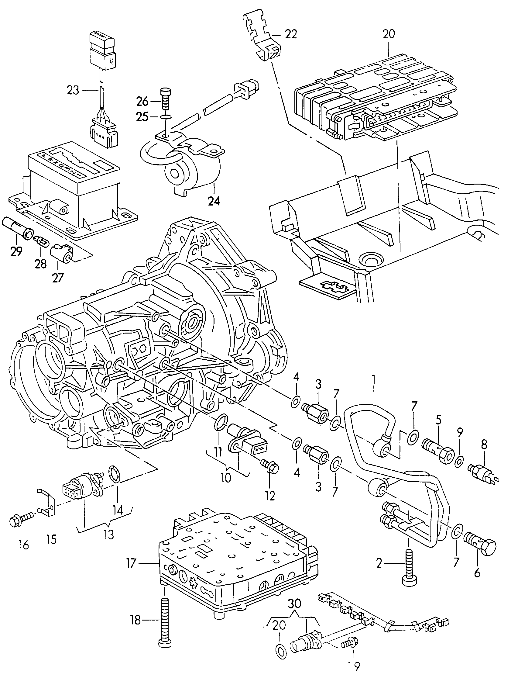 VW 095 919 823 F - Kytkin, vaihde inparts.fi