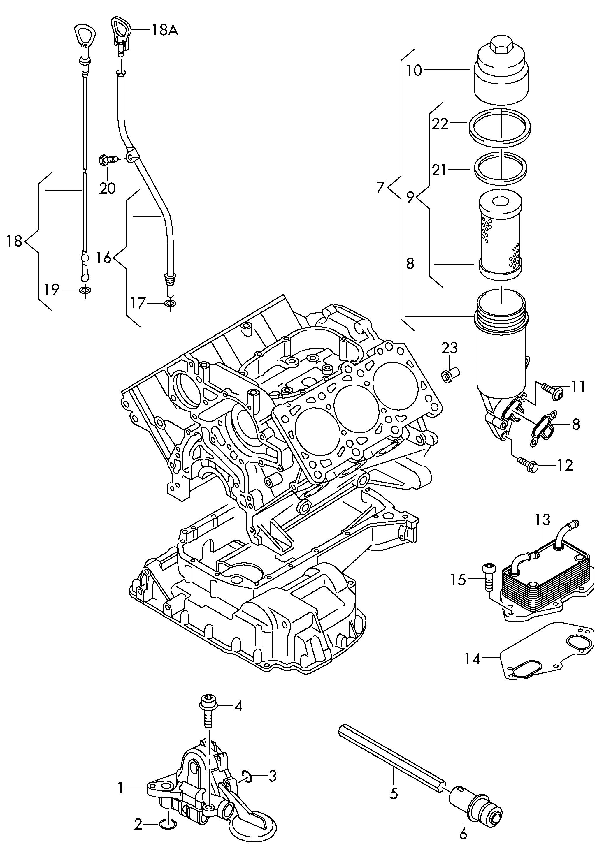 VW 06E 115 405 C - Kotelo, öljynsuodatin inparts.fi