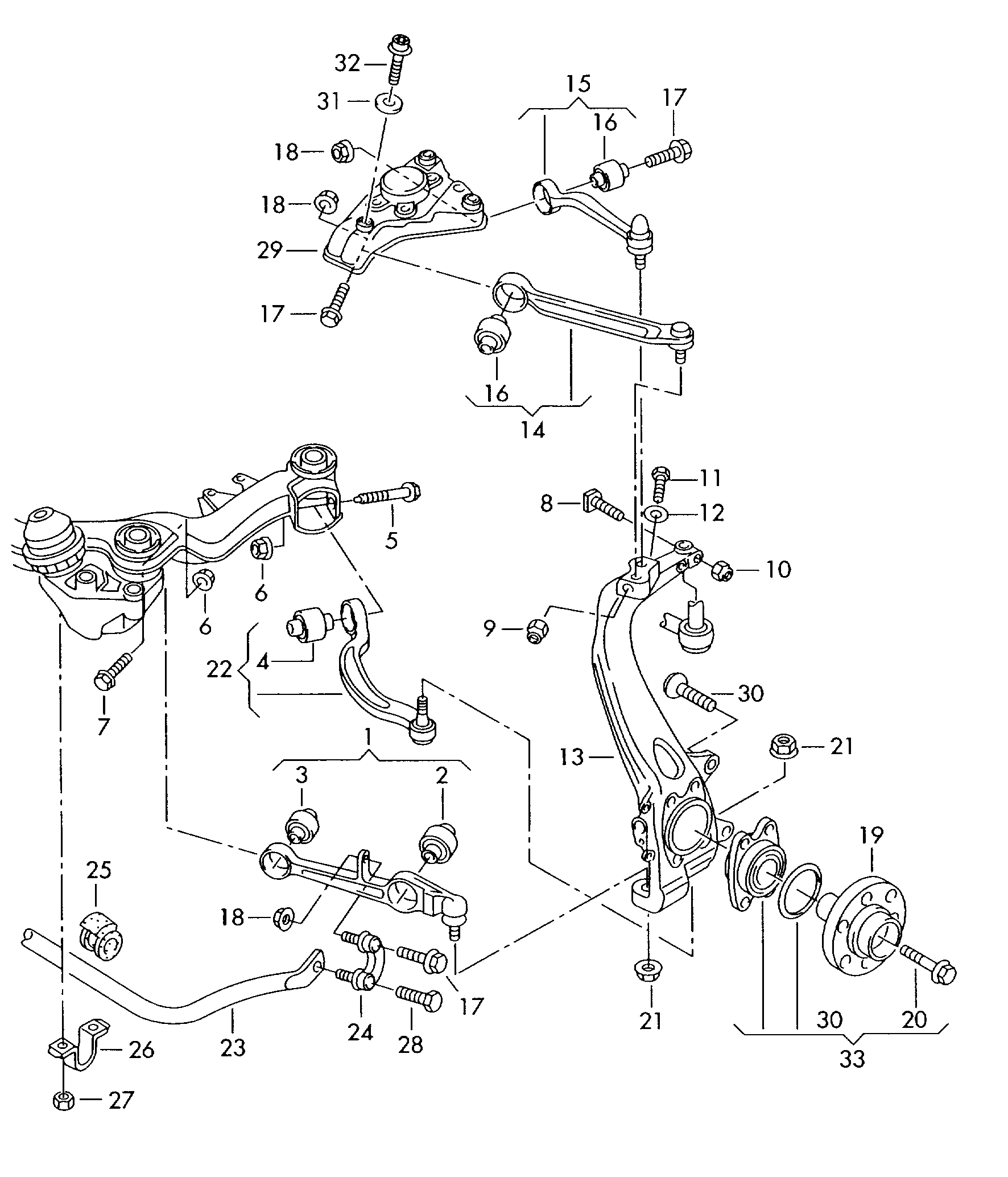 Seat 4F0 498 625 B - Pyöränlaakerisarja inparts.fi