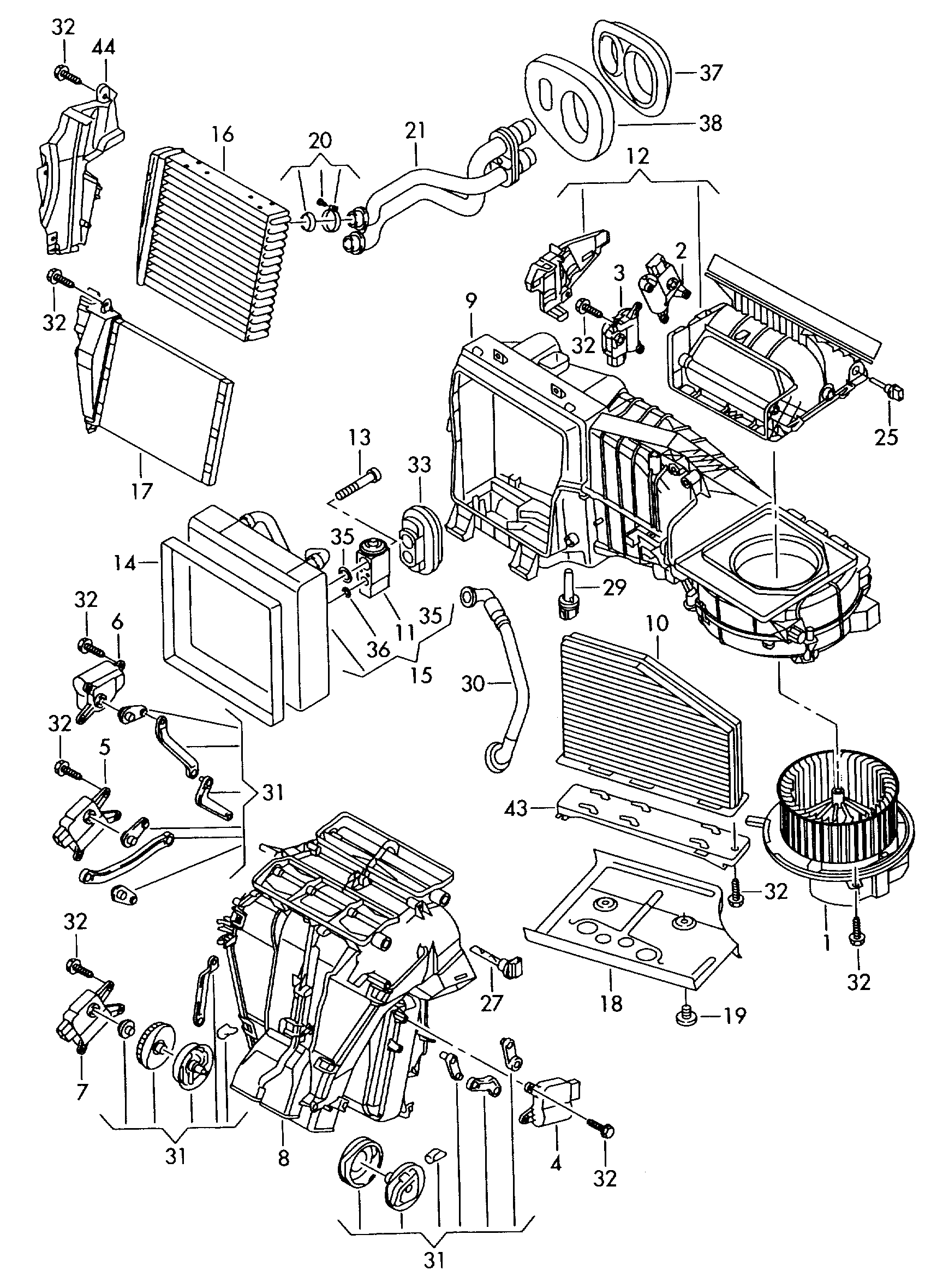 VAG 1K2820015H - Sisätilapuhallin inparts.fi