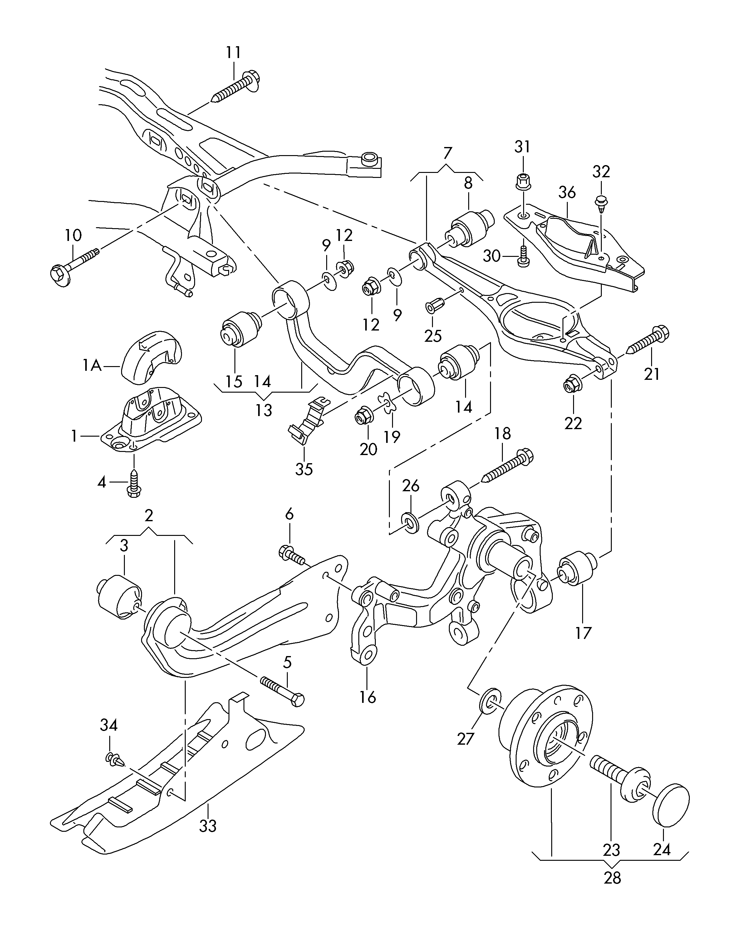 Seat 1K0598611 - Pyöränlaakerisarja inparts.fi