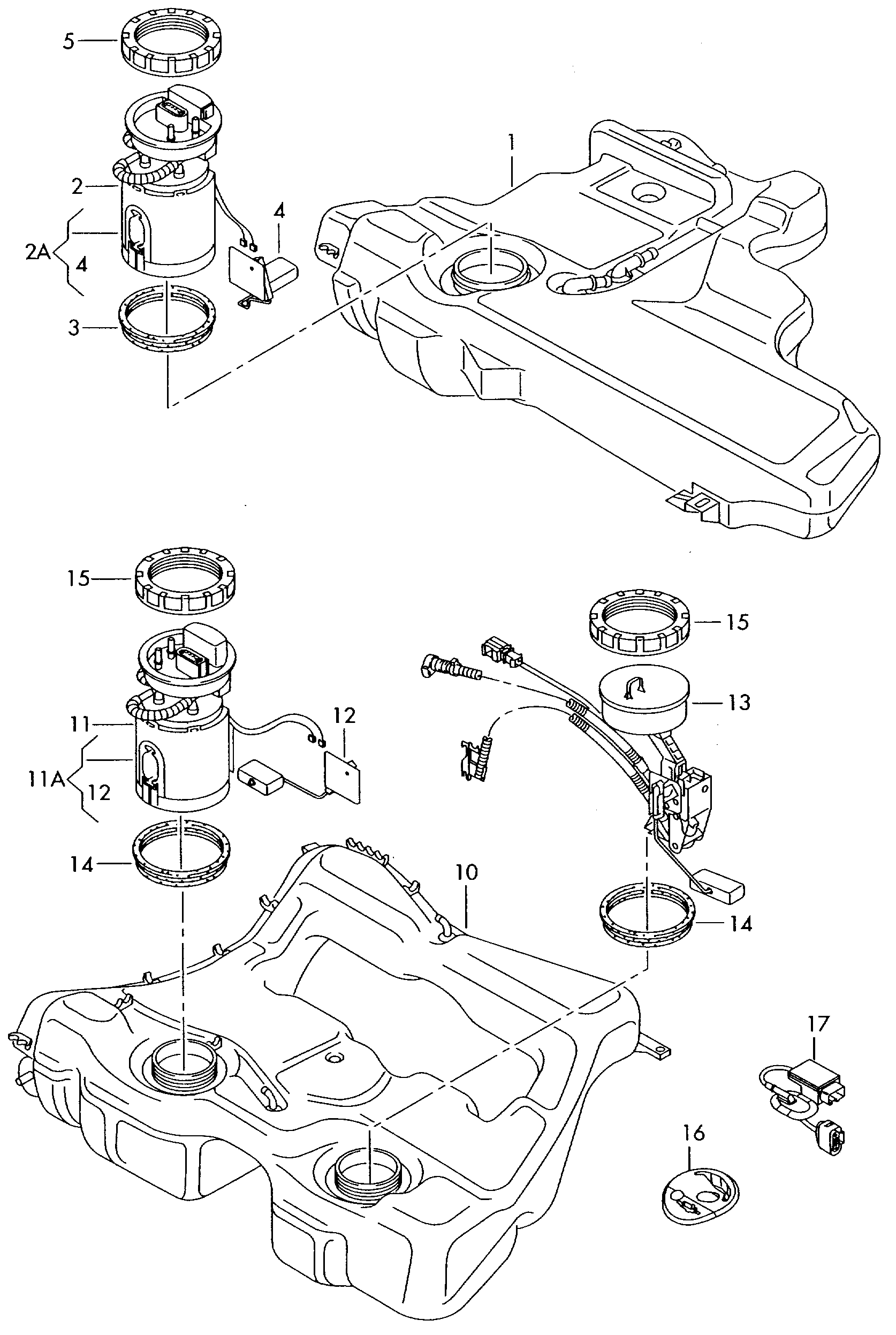 VW 1K0 919 133 D - Tiiviste, tankin anturi inparts.fi