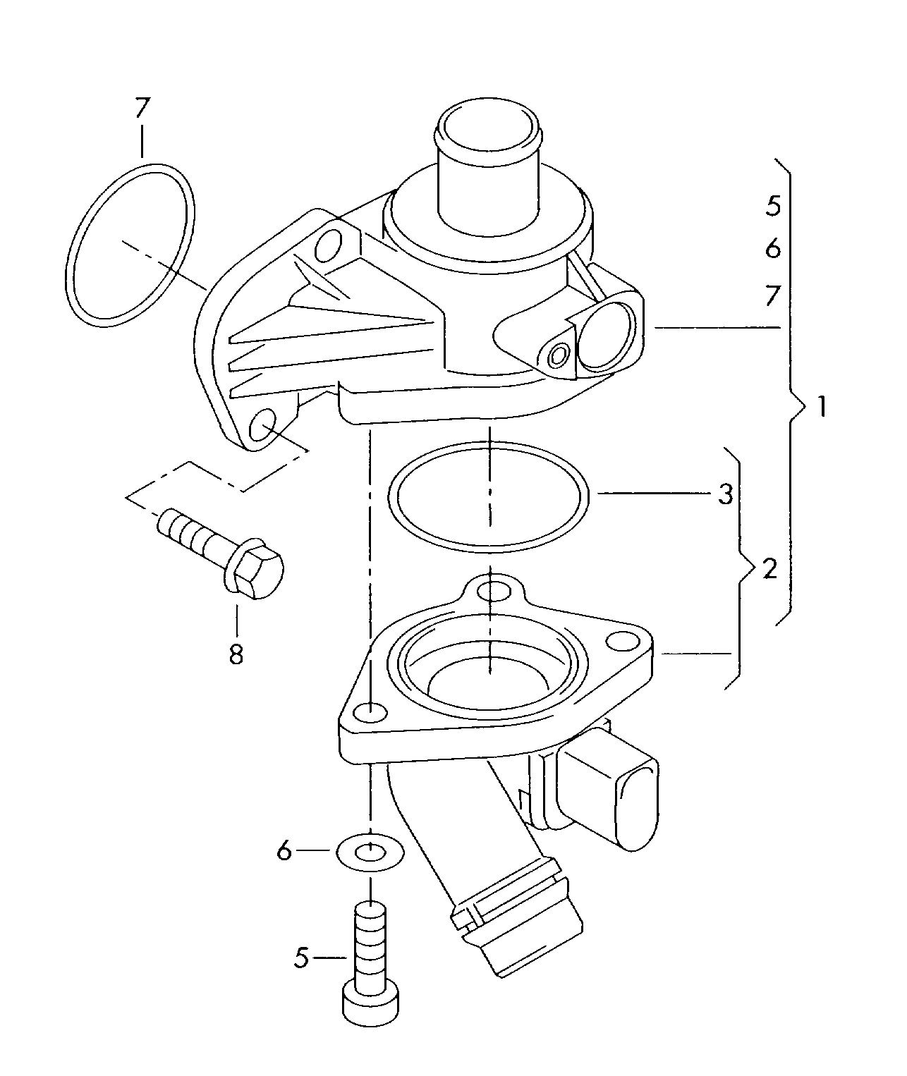 VW 06B121119B - Tiiviste, imusarja inparts.fi