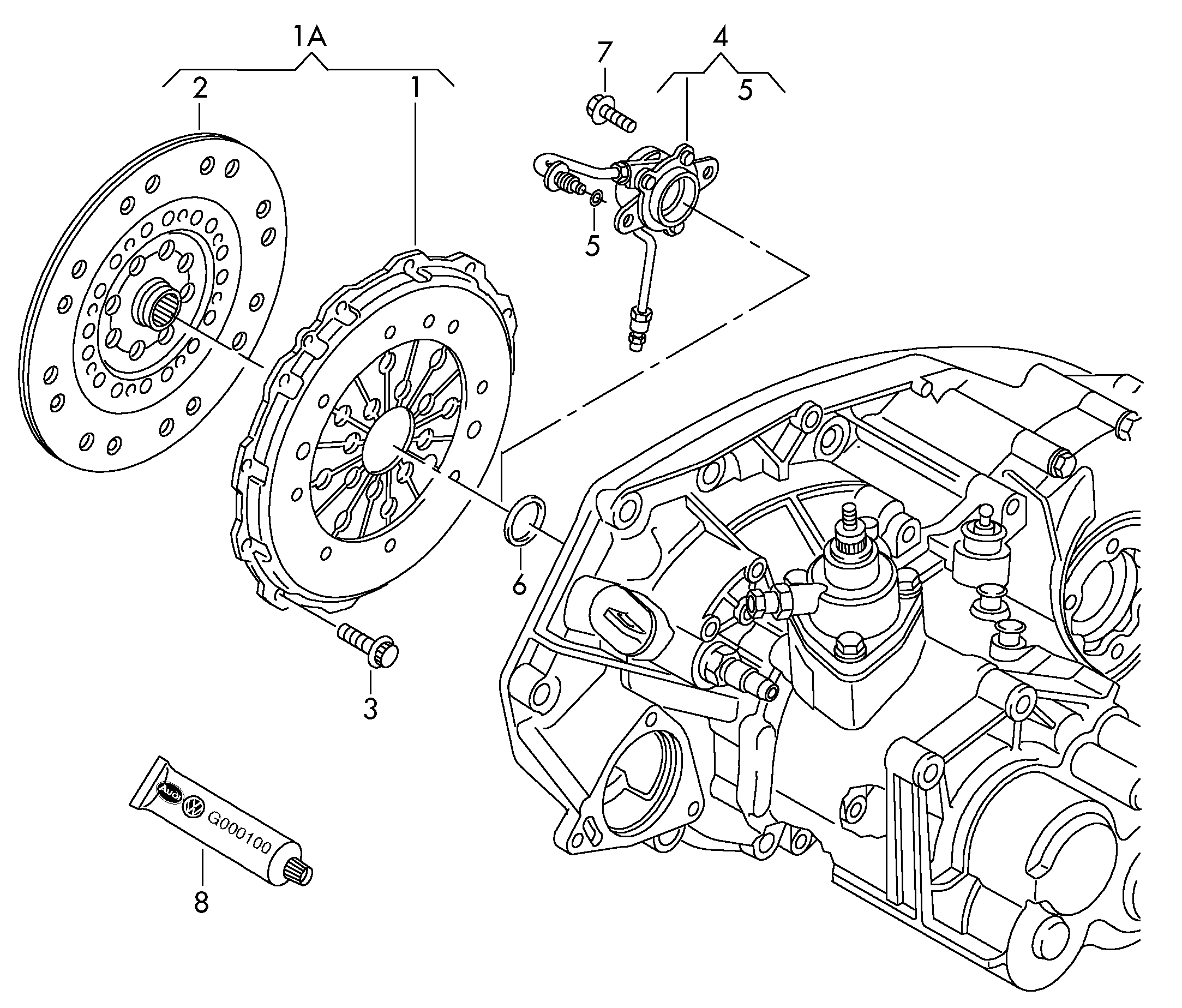 Seat 06A141025K - Kytkinpaketti inparts.fi