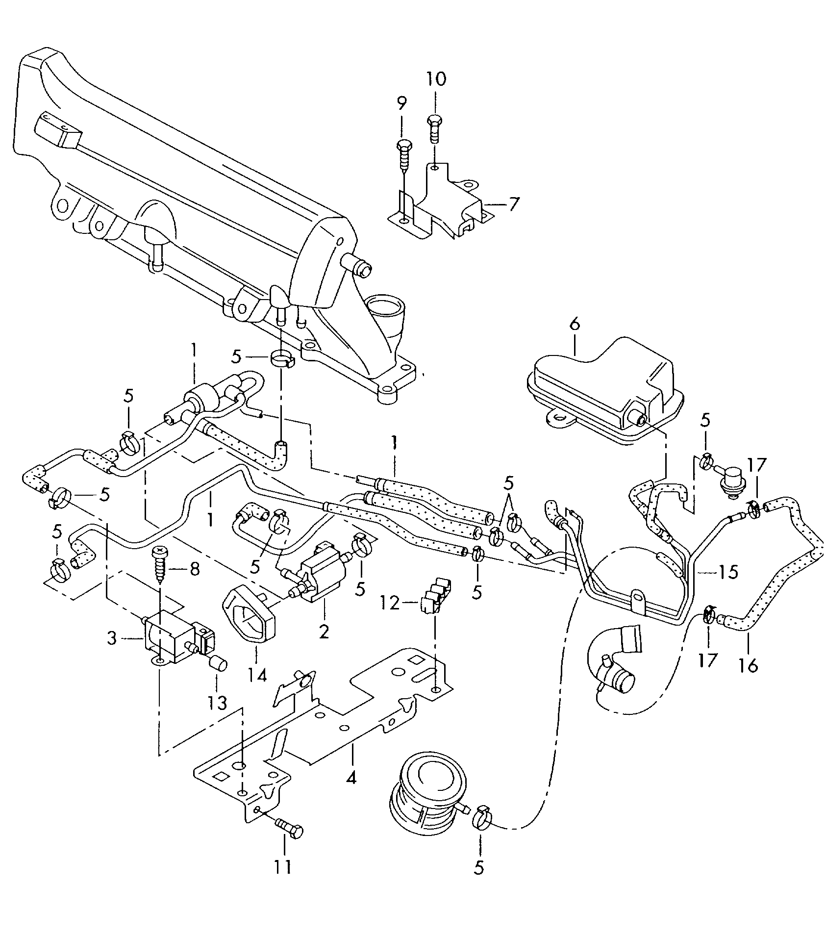 VW 058 905 291 A - Venttiili, ilmanohjaus-imuilma inparts.fi